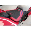CNC Racing PRAMAC RACING LIMITED EDITION Rider Seat Cover for the Ducati Panigale V4 / S / R / Speciale CNC Racing PRAMAC RACING LIMITED EDITION Rider Seat Cover for the Ducati Panigale V4 / S / R / Speciale